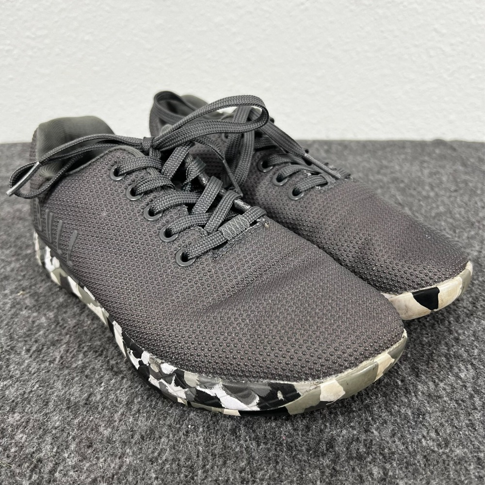 NOBULL Outwork Gym Shoes Training Crossfit Camo Sole Gray Unisex M 6 W 7.5‎